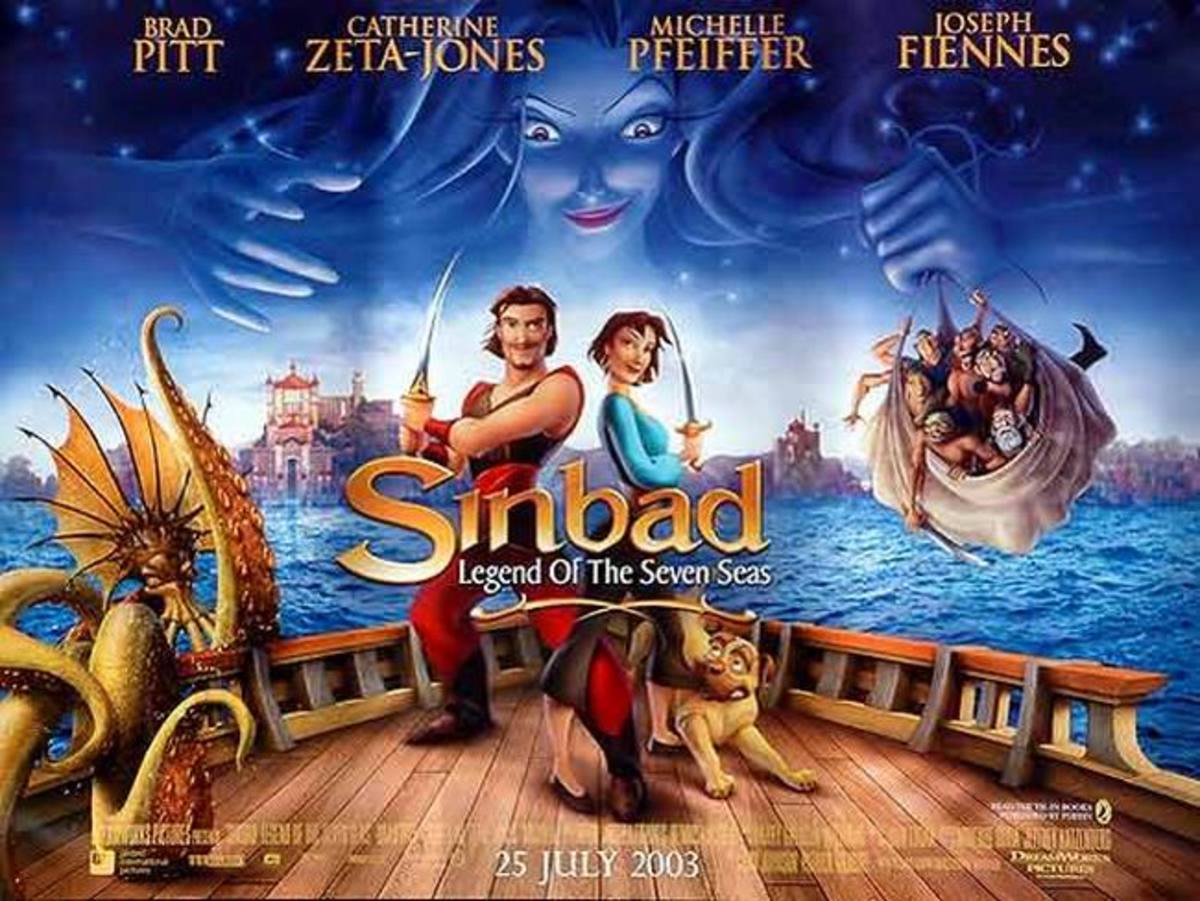 Animation 2000-2004 - 100 Years of Movie Posters - 69 | hubpages - Cast Of Sinbad Legend Of The Seven Seas