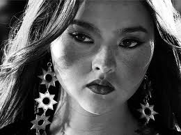 Miho -- a lethal peace keeper in Sin City