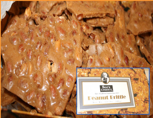 The best peanut brittle EVER!  How do they make it so toothsome AND not create a sticky mess on your teeth, I have no idea!  