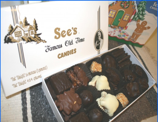 Hand pick your own pound of chocolates.  We picked nuts and chews mostly dark chocolate.