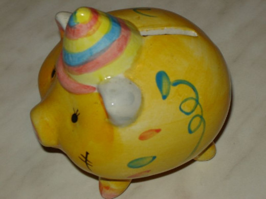 Kasica Prasica or Pig Container is the treasured objects of children living in Croatia.  Savings are placed inside for a rainy day, if even for the weekend!
