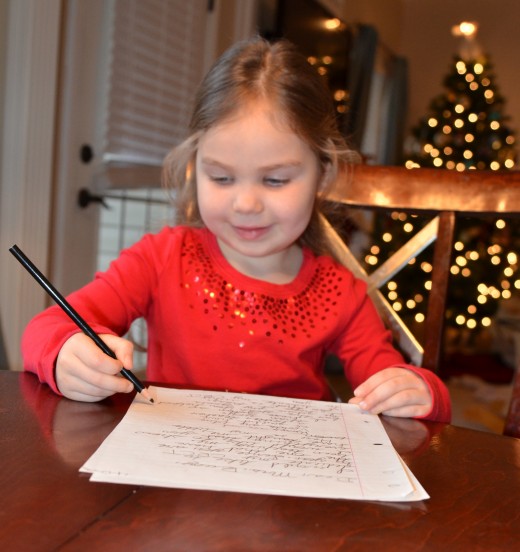pic of girl writing letter