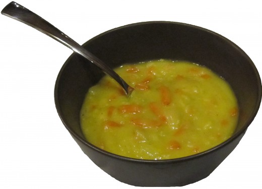 Creamy vegetable curry soup