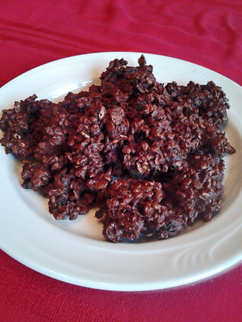 Chocolate Cherry Crisp Drops