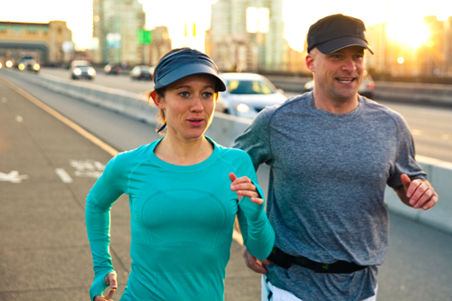 Add a little healthy competition to your workout with a partner.