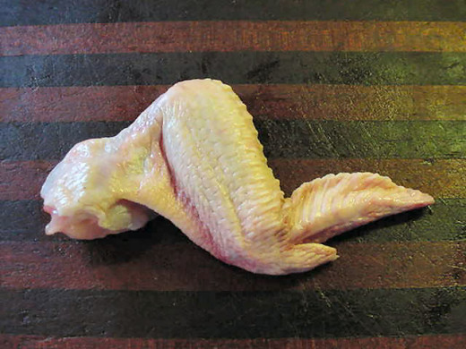 Chicken wing without dressing