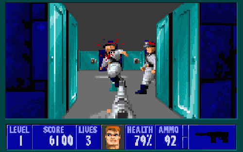 Wolfenstein 3D - Released in 1992