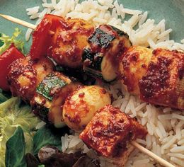 Tofu Kebabs excellent for heart