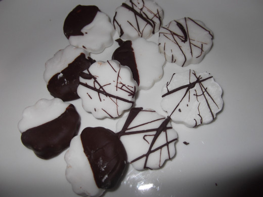 Decorated Peppermint Creams