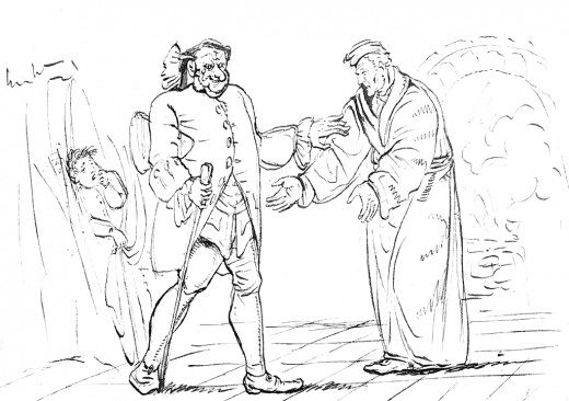 Hoffmann's illustration for "Der Sandmann"