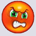 Angry people sometimes don't display their feelings until they erupt fiercely and violently.