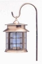 Solar Outdoor Lights - Copper Finish