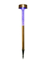 Mr. Light 26-Inch LED Garden Stake with Color-Changing or Fixed Color Solar Powered Bubble Light, Copper Plated