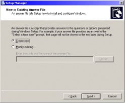 How to do an unattended Windows XP installation