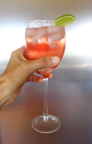 Cheers!  Here's to no more alcohol!