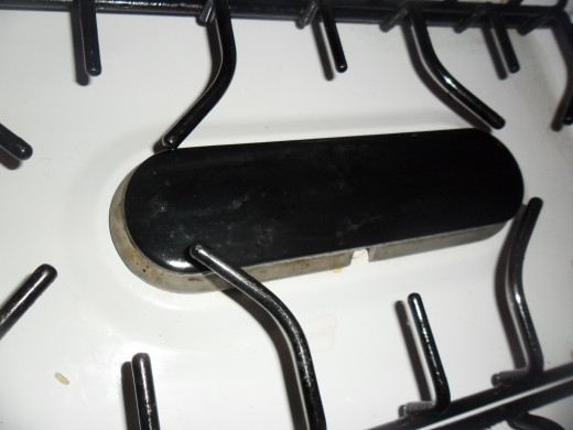 I cook steam my pork in a rectangular baking pan covered with foil on this burner.