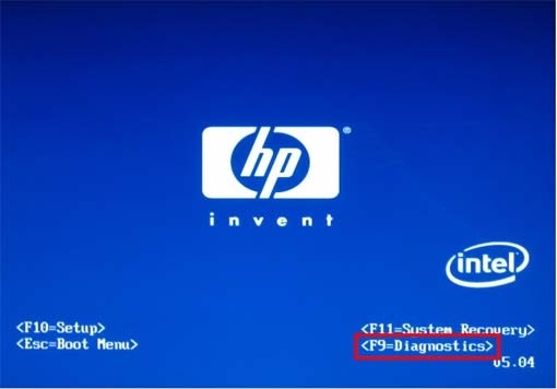 HP Splash Screen 