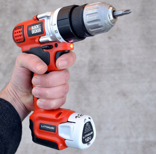 With front facing LED work light illuminated.