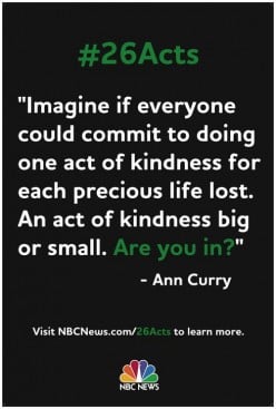 #26 Acts Of Kindness - Ann Curry Style