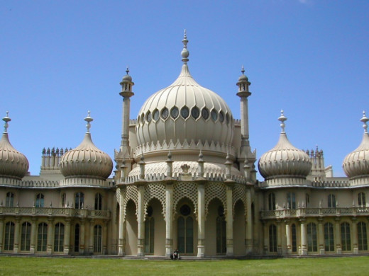 The Prince Regent's fantasy palace at the seaside.  