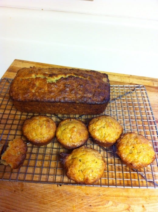 My recipe for the best, moist buttermilk banana bread.