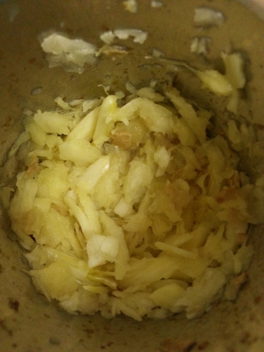Smashed Ginger and Garlic