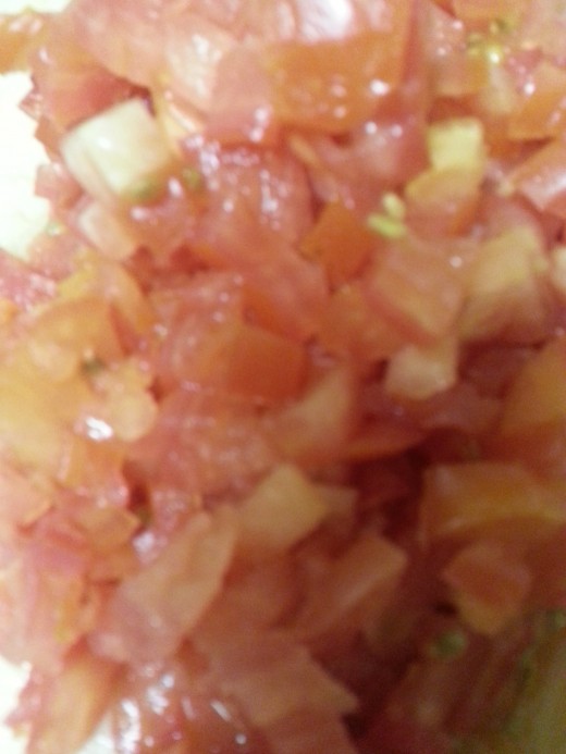 Finely Chopped tomatoes