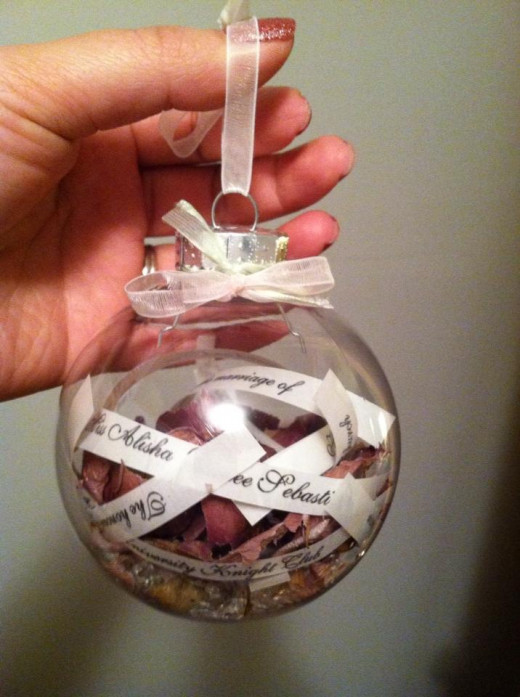 DIY Personalized Wedding Invitation Christmas Ornament | HubPages