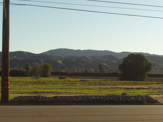 Looking at hills in December here in Southern California.
