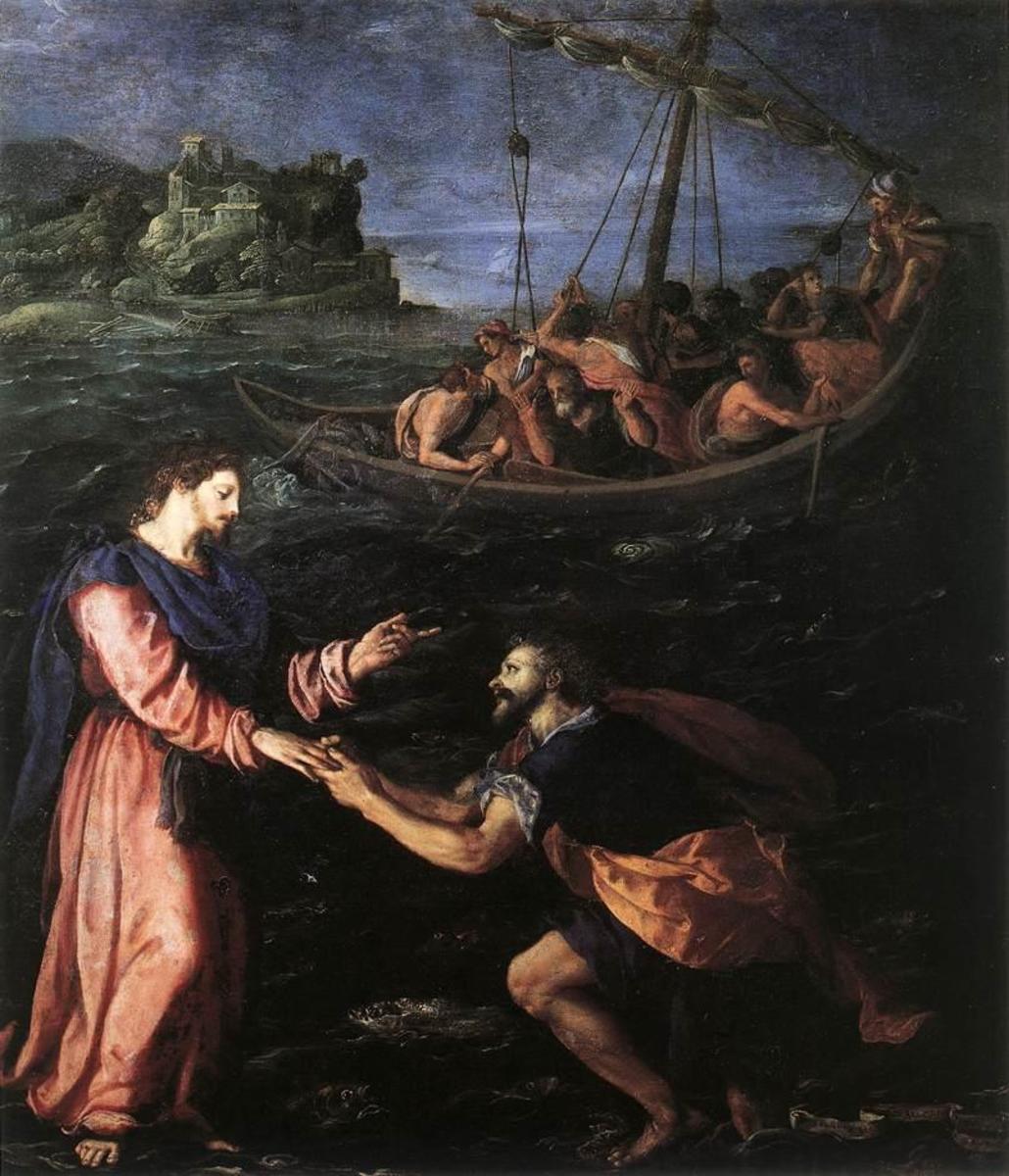 Faith allowed Peter to walk on the water, but fear/doubt caused him to begin to sink. 