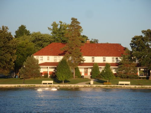 The Lake of the Red Cedars Museum is located on the shore of Cedar Lake