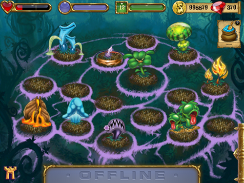 A bit of Farmville thrown in, and with more magic and practicality than the mindless harvest-for-money-to-buy-more-plants-to-harvest cycle could afford.