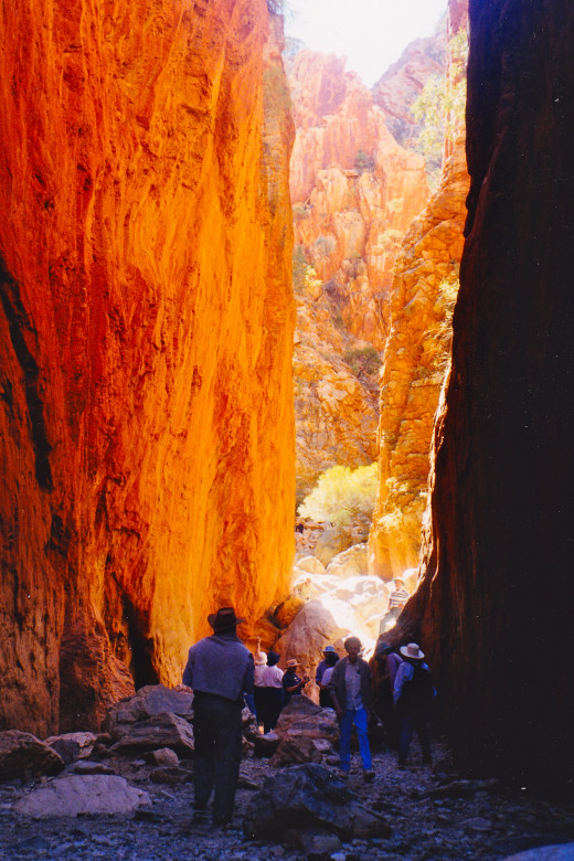 The Colours in Ormiston Gorge are Amazing