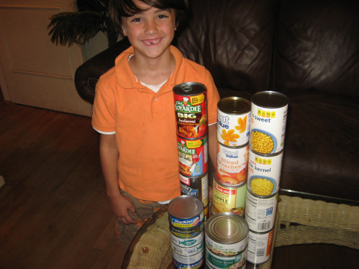 Most canned foods have a long shelf life.