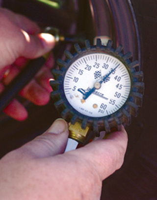 Typical tire gauge