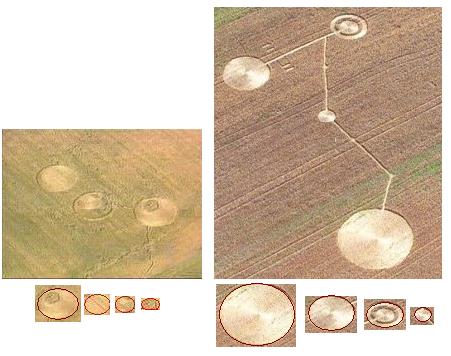 This crop circle shows the alignment of planets when Nibiru Planet X moves 30 million miles closer to our Sun.