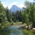Half Dome in the background, Mirror Lake in the foreground
