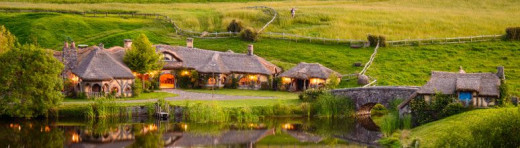 The Hobbiton Movie Set, North Island of New Zealand. Used by permission.