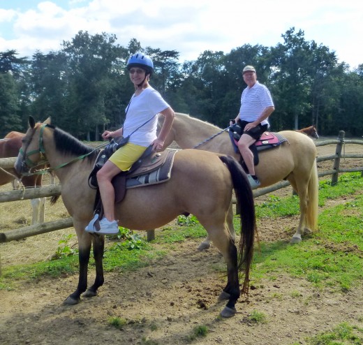 Perhaps go for a horseback ride together!