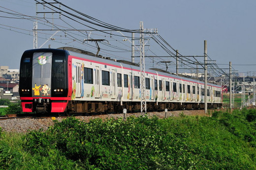 Pokemon is so popular, buses, planes, and trains have been decorated with them!