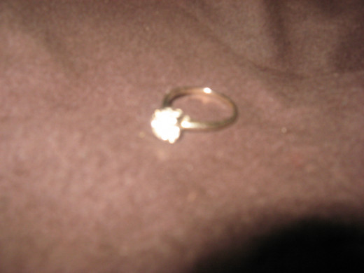 Platinum and Diamond  Ring