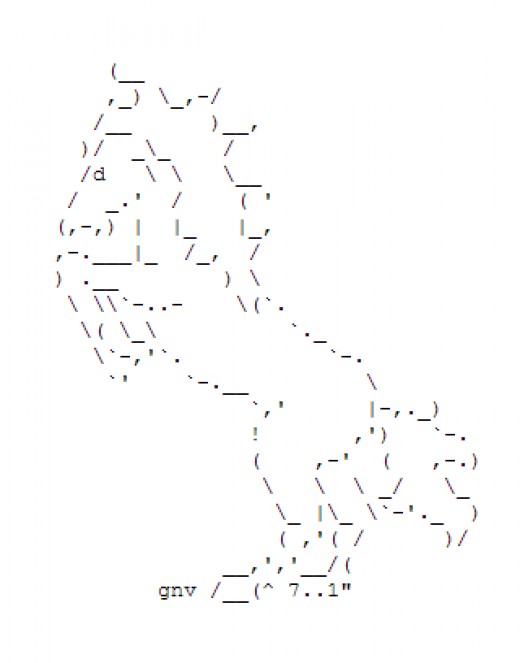 Year of the Horse: Happy New Year ASCII Text Art | hubpages