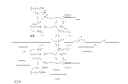 Year of the Horse: Happy New Year ASCII Text Art | hubpages