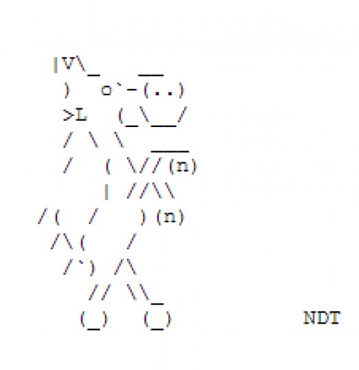 Year of the Horse Happy New Year ASCII Text Art hubpages