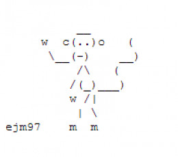 Year of the Monkey: Happy New Year ASCII Text Art | hubpages