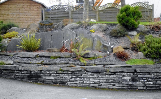 A neighbouring landscaped garden.