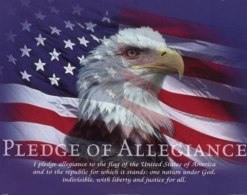 All Americans need to take the Pledge of Allegiance to GOD and our country!