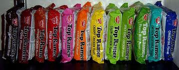 Top Ramen offers a variety of flavors to choose from.