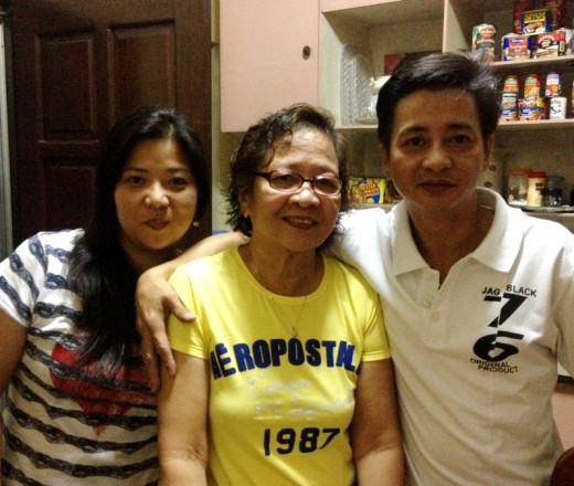 new year's eve with my mom and brother