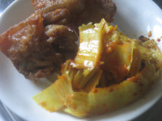 Pork with Kimchi (Photo Source: Ireno A. Alcala)
